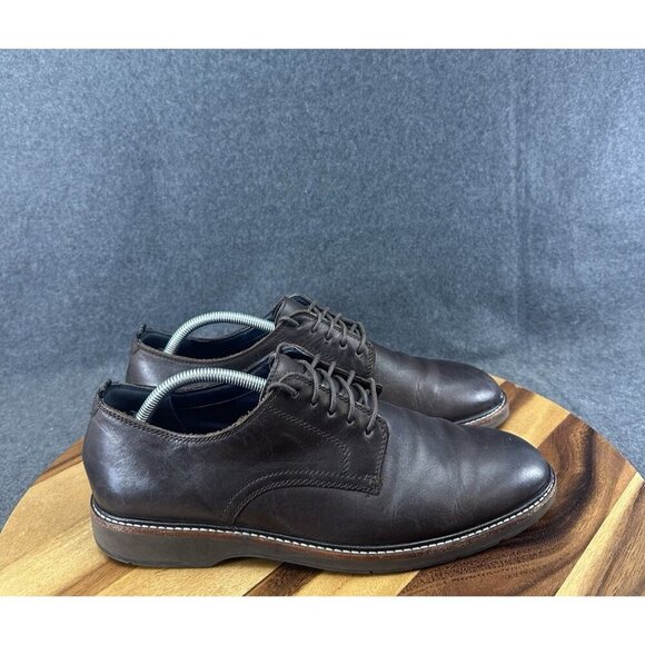 Cole Haan Grand OS Lace-Up Leather Dress Shoes Brown Men\'s 10M C30692 main image 10